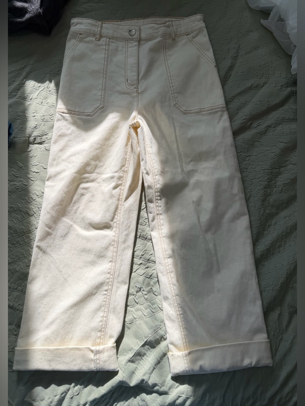 Jacadi Paris Cream Kids' Trousers 10A 140 cm